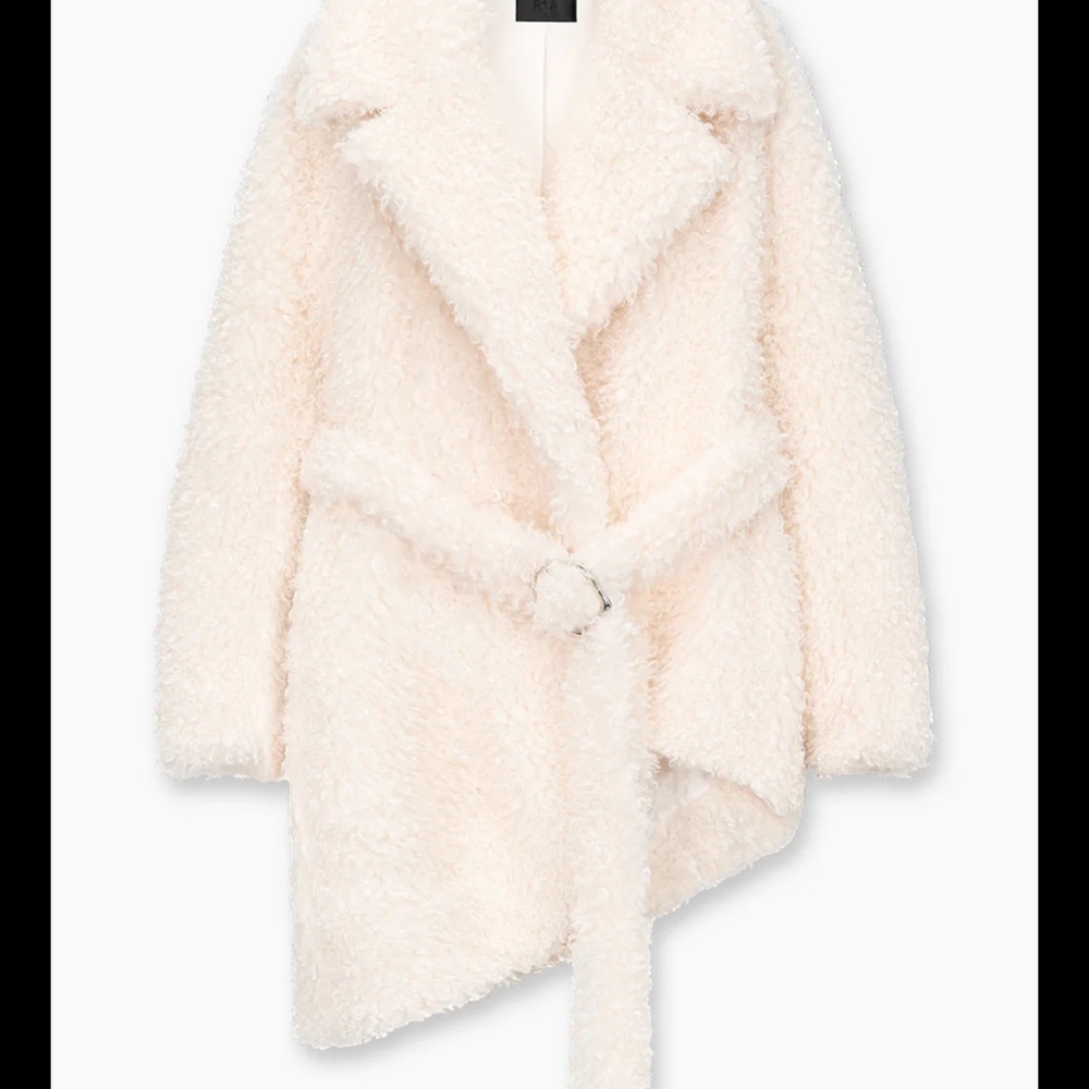 RtA Cream Teddy Jacket